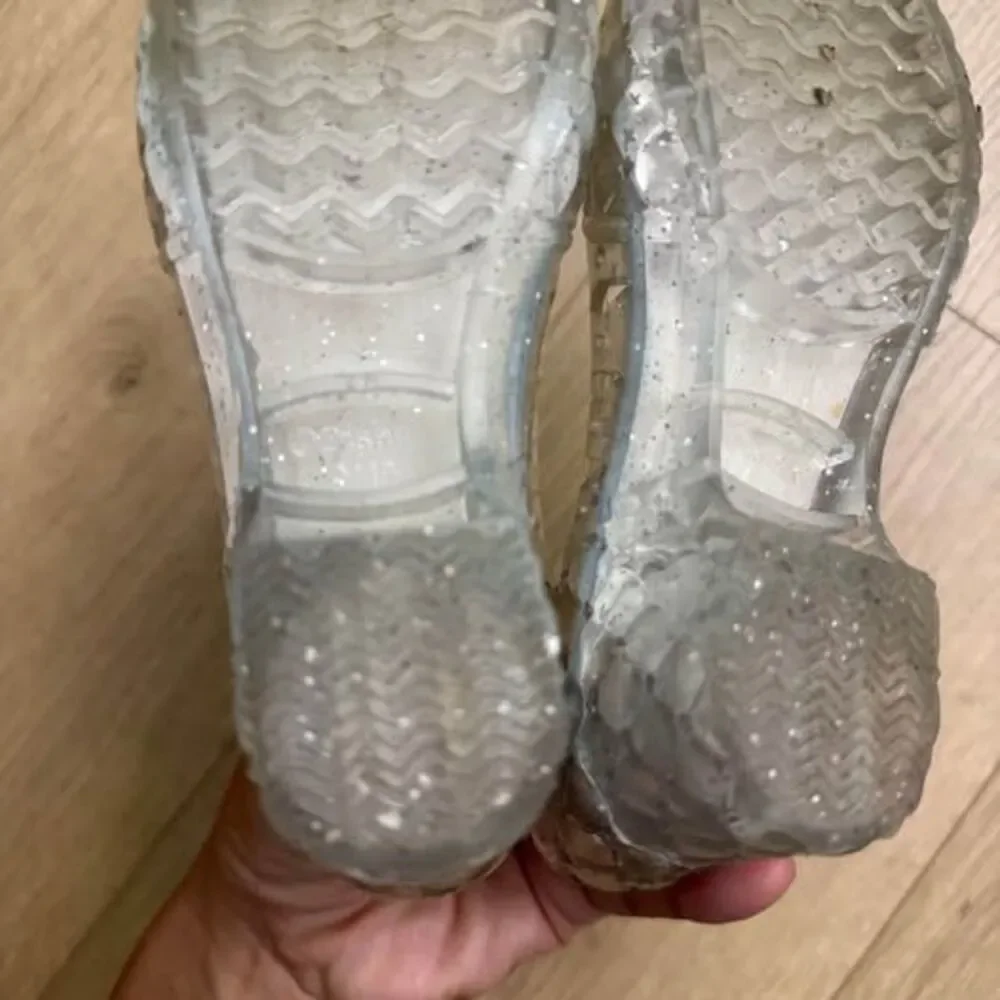 Disney Cinderella Glass Slipper Jelly Shoes light up - size 9/10